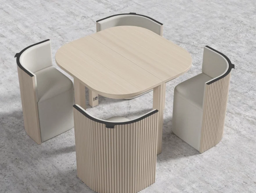 8 Sneaky Dining Tables That Extend, Fold, Hide Seating, and Basically Perform Magic