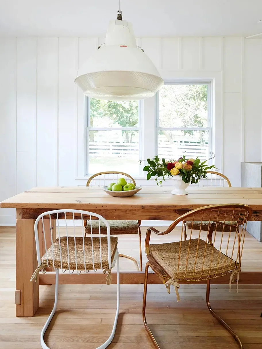 8 Modern Farmhouse Dining Rooms—And Not a Cheesy “Gather” Sign in Sight
