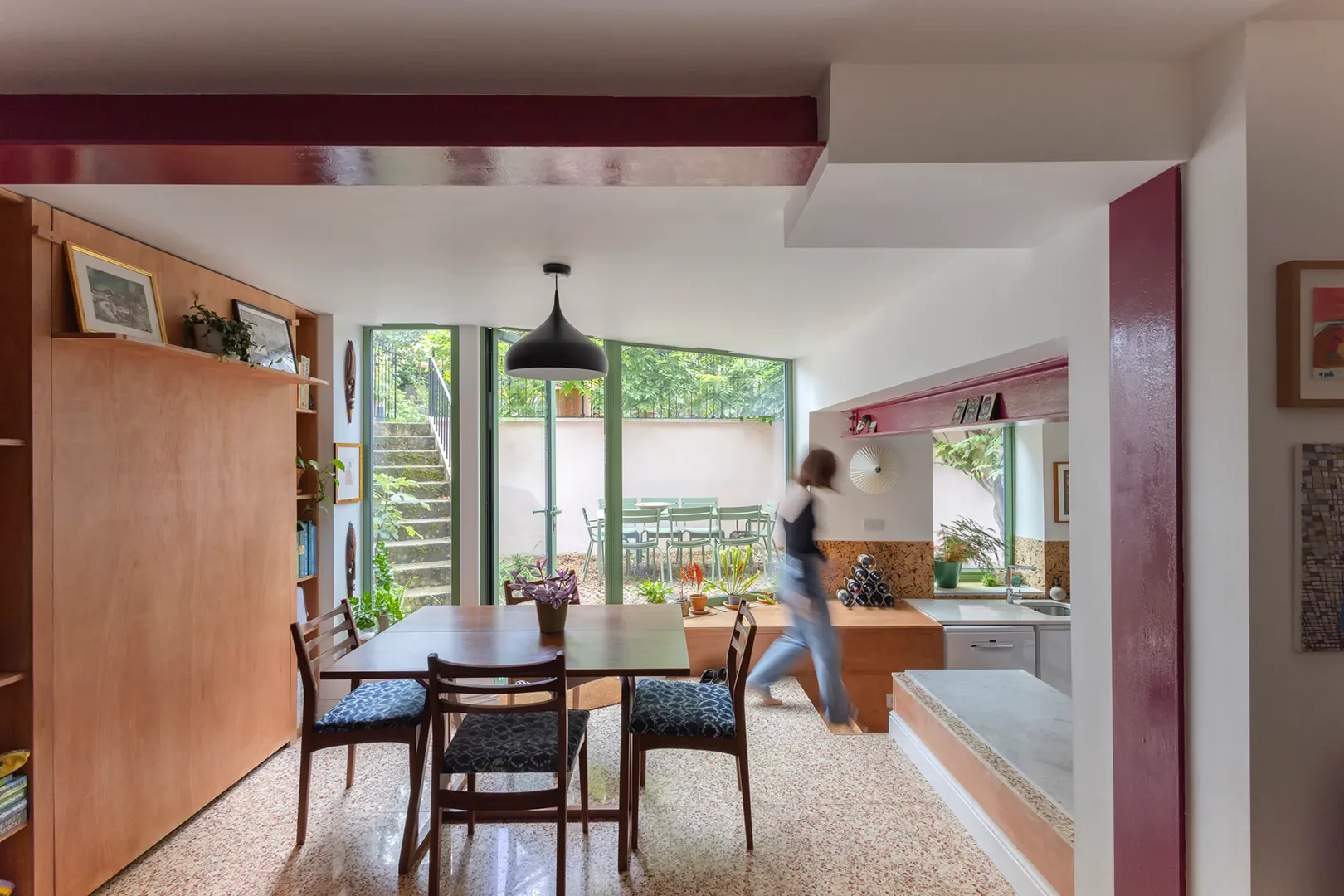 A Murphy Bed So Sneaky, It's Hiding in Plain Sight in the Dining Room
