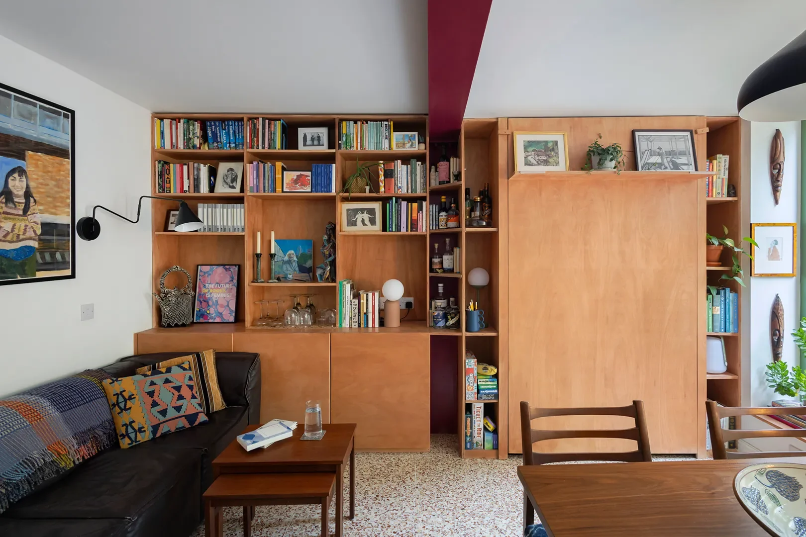 A Murphy Bed So Sneaky, It's Hiding in Plain Sight in the Dining Room