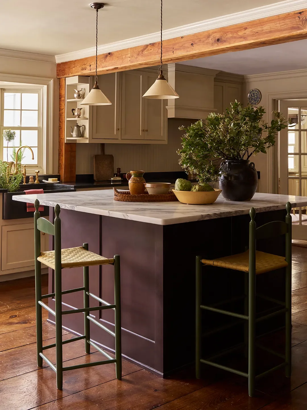 Before & After: Auction Scores and Vintage Knobs Gave This Connecticut Home a Deliciously Grown-Up Patina