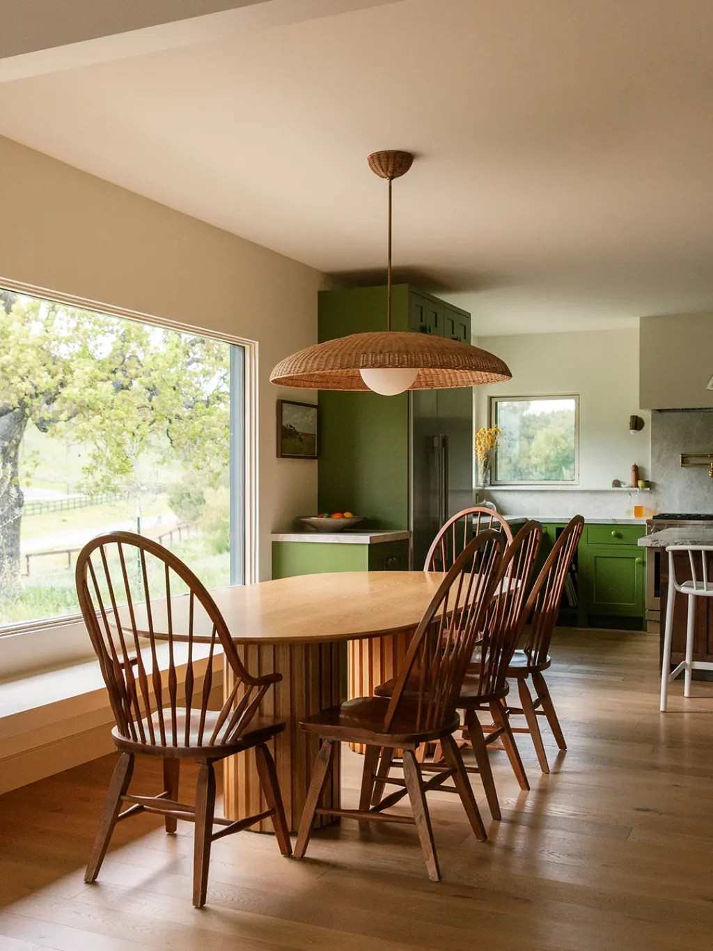 Jumbo Wicker Pendant Lamps: The Overhead…