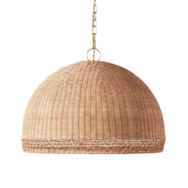 Jumbo Wicker Pendant Lamps: The Overhead Lighting Designers Secretly Geek Out Over