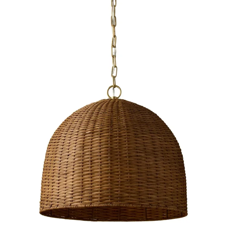Jumbo Wicker Pendant Lamps: The Overhead Lighting Designers Secretly Geek Out Over