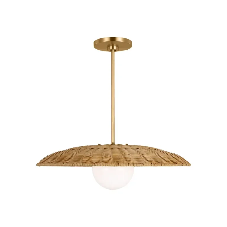 Jumbo Wicker Pendant Lamps: The Overhead Lighting Designers Secretly Geek Out Over