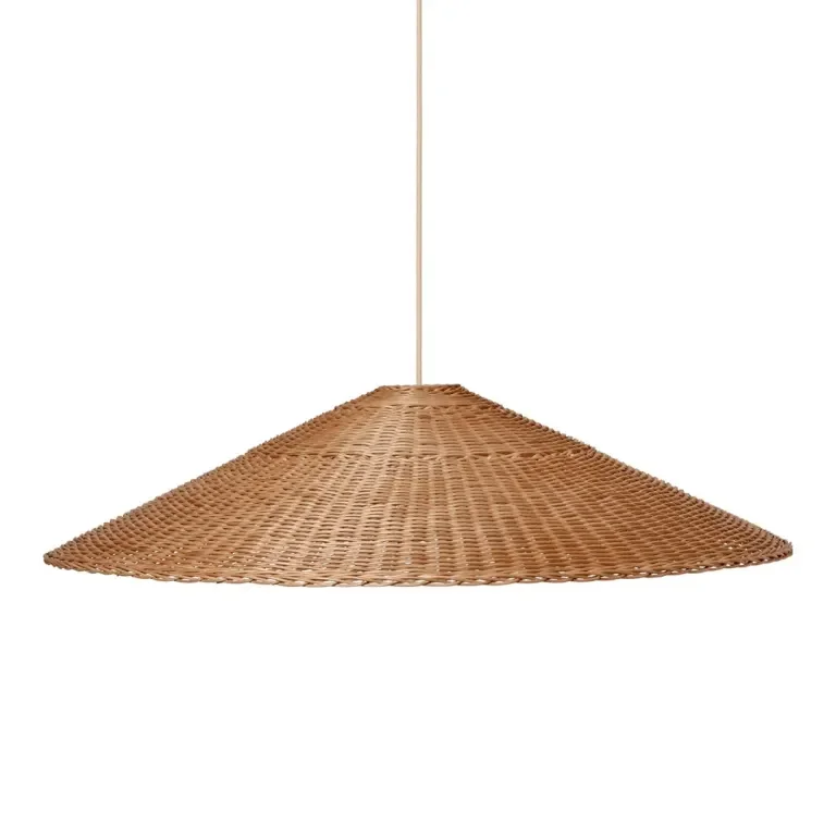 Jumbo Wicker Pendant Lamps: The Overhead Lighting Designers Secretly Geek Out Over