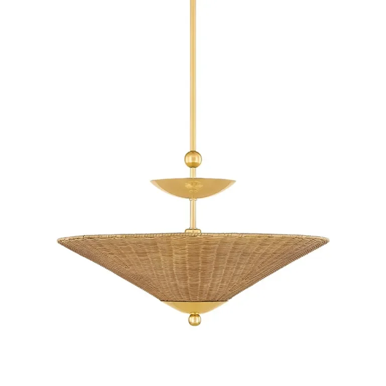 Jumbo Wicker Pendant Lamps: The Overhead Lighting Designers Secretly Geek Out Over