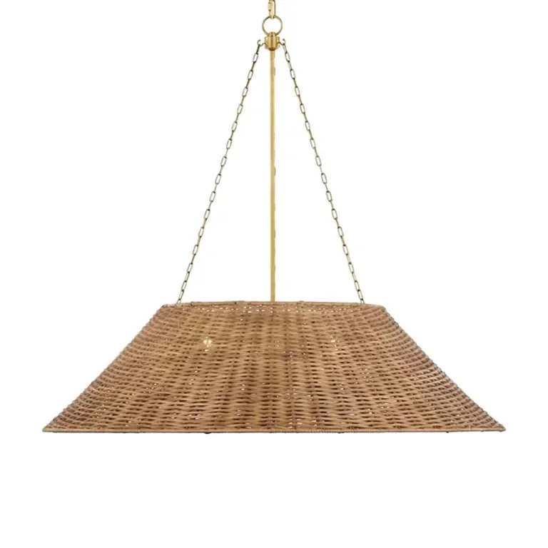 Jumbo Wicker Pendant Lamps: The Overhead Lighting Designers Secretly Geek Out Over
