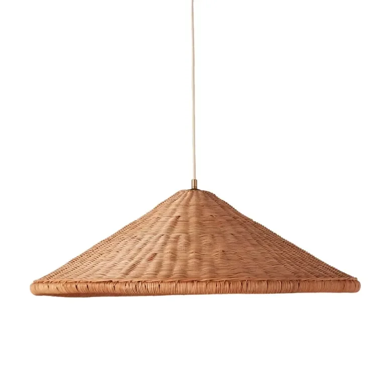 Jumbo Wicker Pendant Lamps: The Overhead Lighting Designers Secretly Geek Out Over