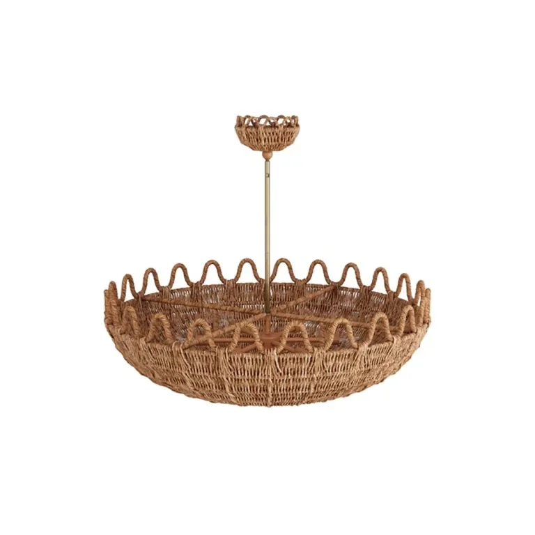Jumbo Wicker Pendant Lamps: The Overhead Lighting Designers Secretly Geek Out Over