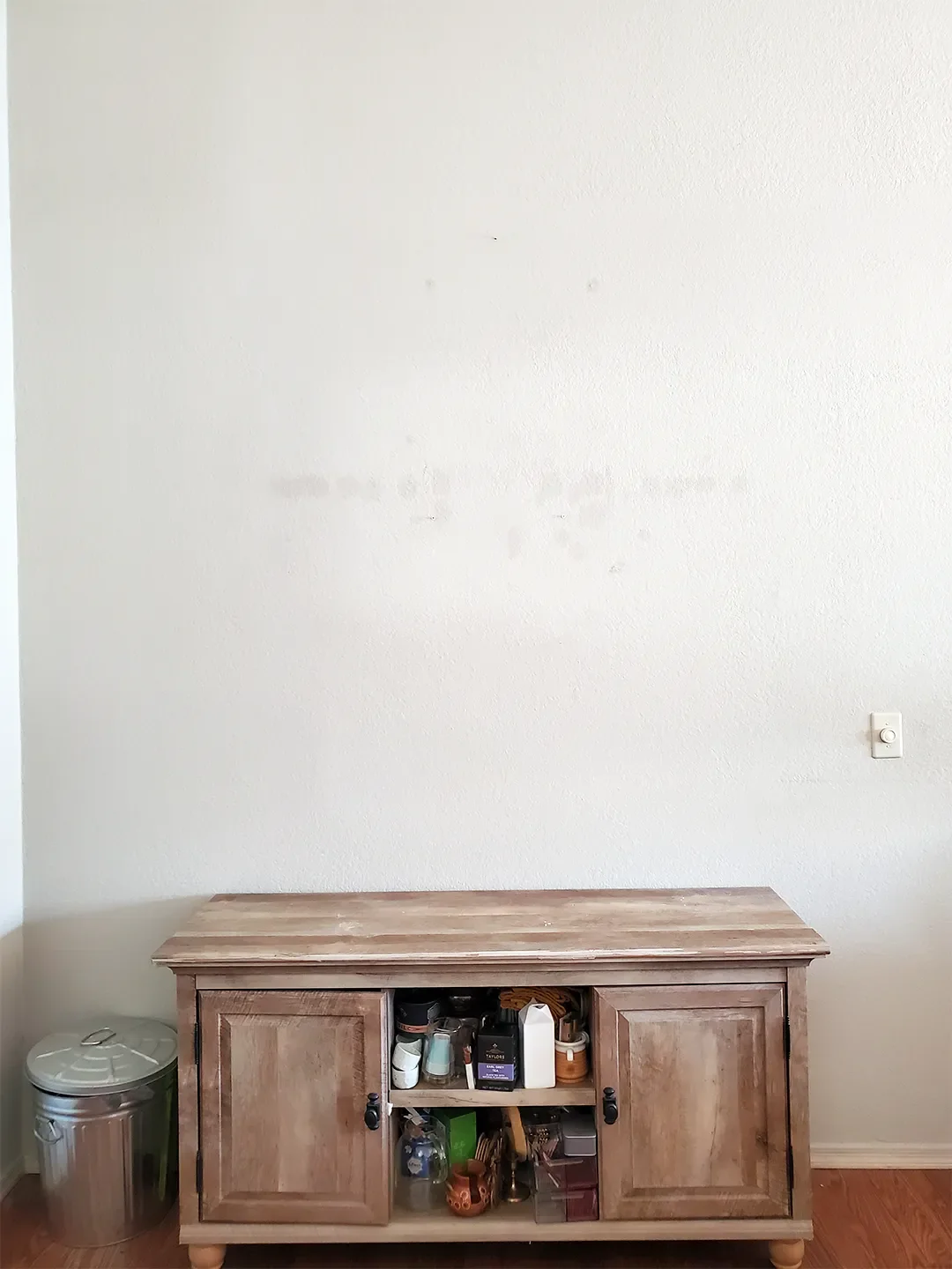 Thanks to This DIY Serving Station, the Dining Room’s 15-Foot Ceilings No Longer Loom Menacingly