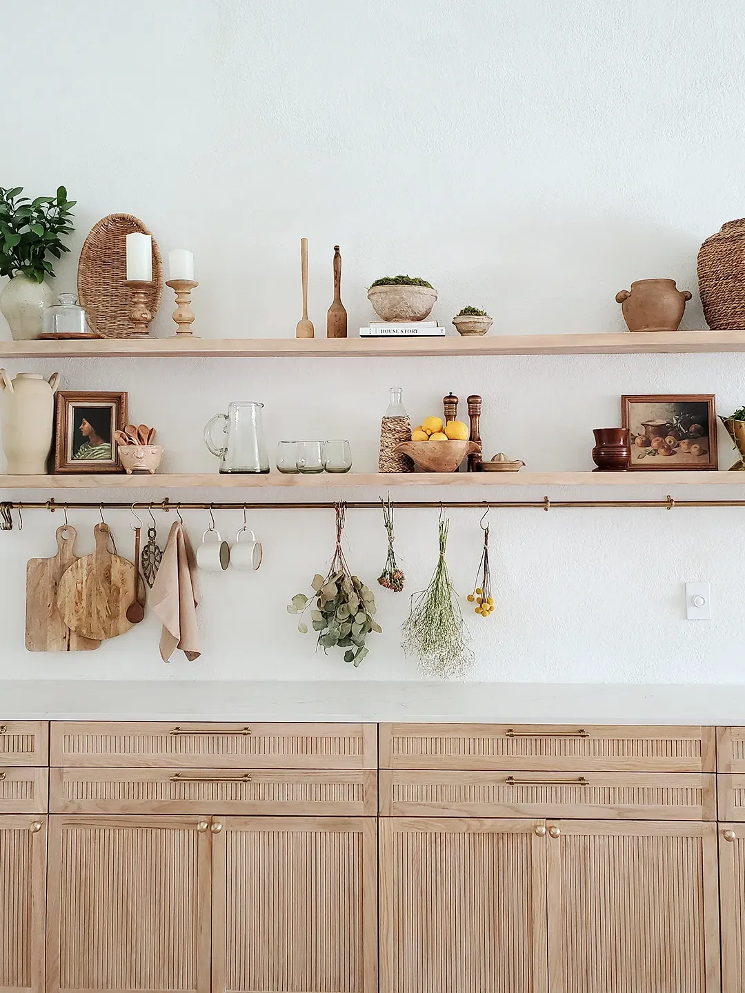 Thanks to This DIY Serving Station, the Dining Room’s 15-Foot Ceilings No Longer Loom Menacingly